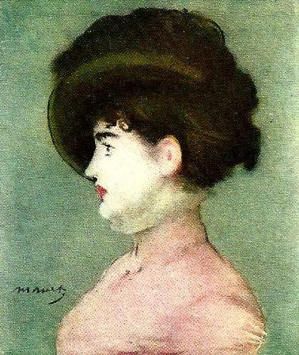 portratt av irma brunner, Edouard Manet